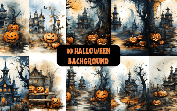10 Halloween Backgrounds: Elevate Your Spooky Designs