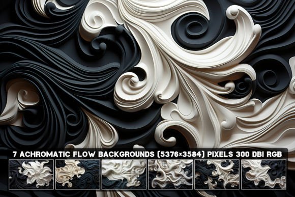 7 Achromatic Flow Backgrounds for Versatile Design