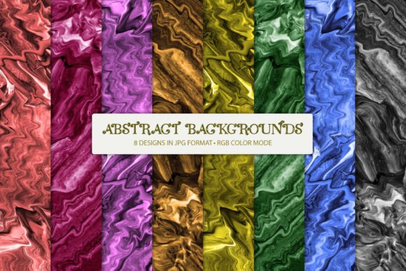 8 Abstract Paint Backgrounds for Vibrant Creativity