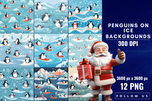 Bring Antarctic Charm to Your Projects with These Backgrounds