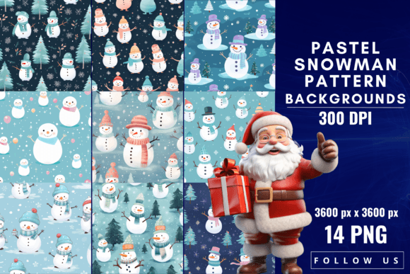 Designing with Whimsy: The Pastel Snowman Pattern