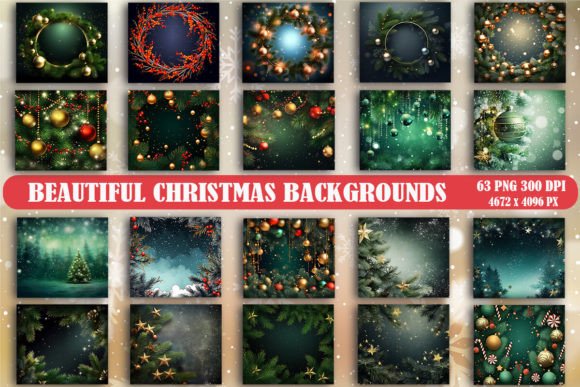 Elevate Your Holiday Projects with These Christmas Backgrounds