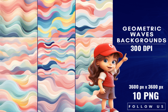 Geometric Waves Backgrounds: Where Structure Meets Flow
