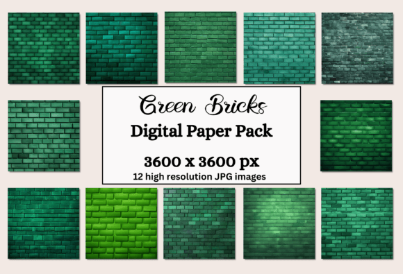 Green Brick Texture Backgrounds: The Ultimate Design Asset