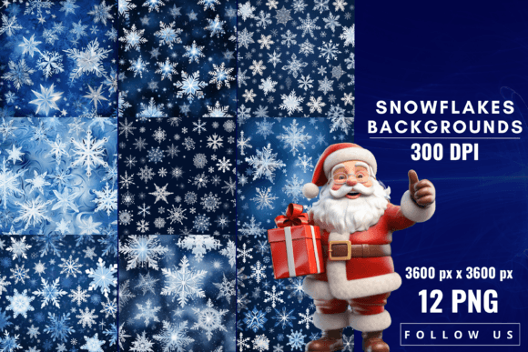 Snowflakes Backgrounds: Winter Magic for Your Designs