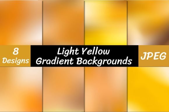 Warm Up Your Designs with Light Yellow Gradient Backgrounds